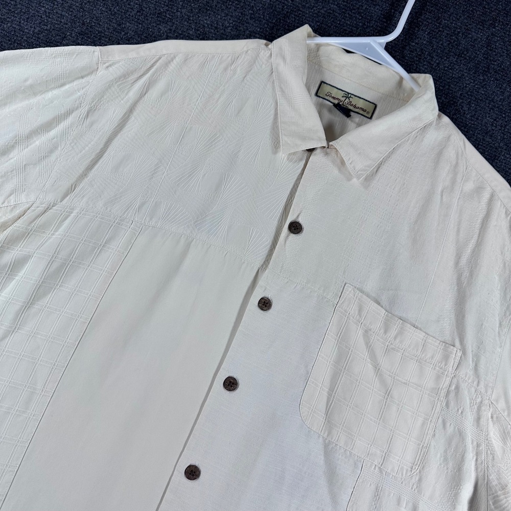 Tommy Bahama Button Shirt Mens XL Extra Large Silk Golf Swingers Only Relax